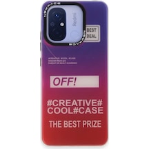 Newface Xiaomi Redmi 12c Kılıf Estoril Desenli Kapak - Estoril - 9 Mavi