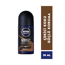 Nivea Men Deep Dimension Espresso Aktif Karbon Erkek Roll-On Deodorant 50 ML