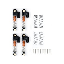 Youmex Alüminyum Amortisörler 4 Adet - 1/24 Axial Scx24 Axı90081 Tüm Serilere Uygun - Sarı