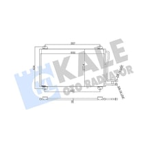 Kale 381100 Klima Radyatörü Kondanser - Mercedes Sprinter 2000-2006 413 Cdi Dizel Klimalı Modeller 5104114aa - 5132357aa - 9015000454 - 9015000554 - A9015000454 - A9015000554 - K5132357aa