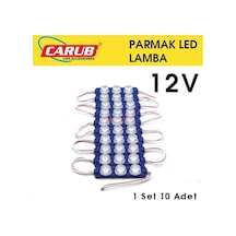 Ahmet Otomotiv Parmak Lamba Seti 3 Ledli Soft Mavi Renk 12v