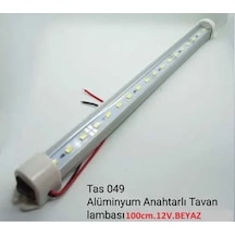 12 100cm Alemınyum Anahtarlı Tavan Lambası
