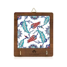 Anadoliamağazacılık Çini Serisi Lale Ve Sümbül Seramik Dekoratif Askılık Diğer