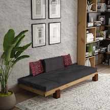 Woodesk Arin Masif Natural-antrasit Renk Sedir Cpt8371-200