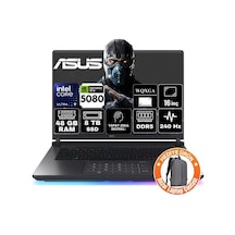 Asus Rog Strix G16 G614FRS5112P383 R9-9955HX RTX 5070 Tİ 12 GB 8 GB 1 TB SSD 16" W11P QHD+  Dizüstü Bilgisayar