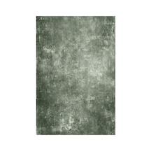 Kartela Halı Grunge Halı Kaymaz Taban Makinede Yıkanabilir Halı Adaçayı Yeşili - 80 X 120 Cm