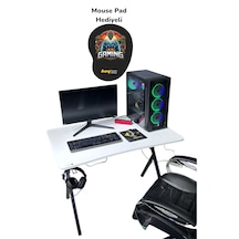 Heygaming2 Profesyonel Oyuncu Masası Beyaz 110 Cm Beyaz - Siyah