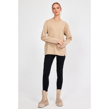 Alexander Gardi Alexandergardı Bisiklet Yaka Basic Oversize Sweatshirt E23-00160 00 001