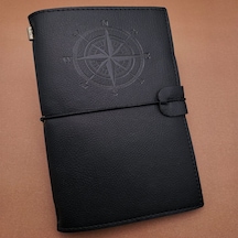 Siyah Deri Pusula Defter Tgdrtgsc9rchuotubju