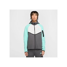Nike Tech Fleece Fz Windrunner Hoodie Erkek Sweatshirt Hrn Sport Turkuaz
