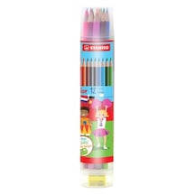 Color Kuru Boya Kalemi Seti, 12 Renk, Plastik Tüp Diğer