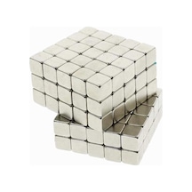 Dünya Magnet 125 Adet 5x5x5 Küp Neodyum Mıknatıs - Güçlü Magnet 125'li Paket