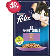 Purina Felix Kuzu Etli Pouch Yetişkin Kedi Maması 40 x 85 G