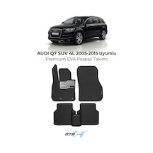OtoCraft Audi Q7 Suv 4l 2005-2015 Araca Özel 3d Havuzlu Eva Paspas Tam Set 5 Parça