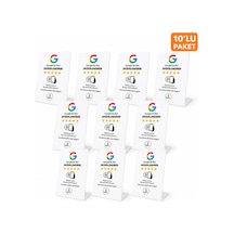 Premium Nfc Google Değerlendirme Standı 10 Lu Paket