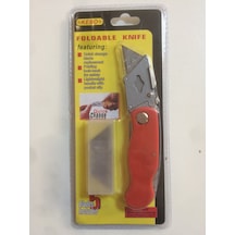 Katlanır Maket Bıçagı Yedekli Halı Kesme Maket Bıçağı