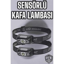 Myceshop Kafa Lambası Kamp Lambası Led Işık 220123 Şarjlı Ayarlanabilir Diğer