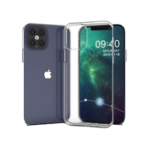 Apple İphone 12 Pro Max Kılıf Lüx Şeffaf Silikon standart