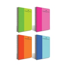 Faber Defter Pp Kpk Bicolor Spiralli 60 Yp Kareli 5075000125000 Çok Renkli