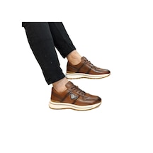 Voyager M158 Taba Full Hakiki Deri Erkek Spor Ayakkabı Taba