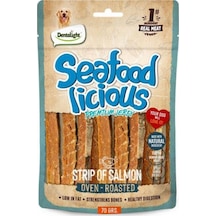 Dentalight Seafood Strip Somon Balıklı Köpek Ödül Çubuğu 70 Gr