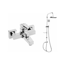 Gpd Tepe Duş Seti + Banyo Bataryası Ritmo MBB85-DST19-3 Krom