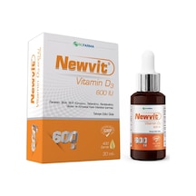 Newvit Vitamin D3 600 Iu Damla