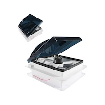 Tyt Fanlı Tavan Heki 28x28cm 12v Çift Yön Sineklik+led Beyaz - Siyah
