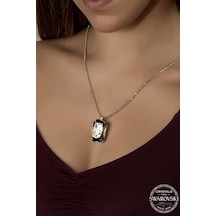 Union Swarovski Crystal Kadın Panter Gümüş Kolye