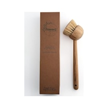 Bambu Bulaşık Fırçası Sisal Lifli - Bamboo Dısh Brush Wıth Sısal Fıber Krem