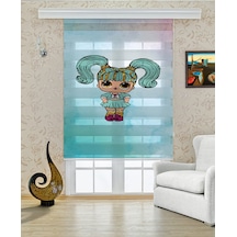 Perdeoutlet38 Baskılı Renkli Mavi Bebek Dijital Baskılı Zebra Perde-cocuk Odası-stor Perde Model:pz-490 Çok Renkli