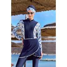 Angbutik Argento 0764-329 Kadın Body Tesettür Takımı Renkli