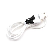 Go Des GD-UC519 Micro USB Kablo 2.4A Şarj Kablosu 100 cm Data Kablo ZORE-258887 Beyaz