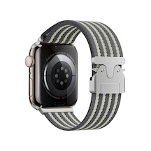 Watch 42mm Ardx Krd-133 Naylon Kumaş Hasır Örgülü Kordon - Gri