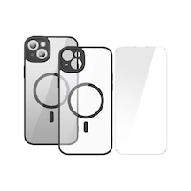 Baseus Frame Series İphone 14 6.1 Kamera Koruyuculu Magsafe Kılıf + Tempered Ekran Koruyucu Set- 5775
