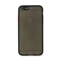 Apple iPhone Uyumlu,  6 Kılıf Montreal Silikon Kapak - Siyah