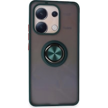 Xiaomi Redmi Note 13 4g Kılıf Montreal Yüzüklü Silikon Kapak Yeşil