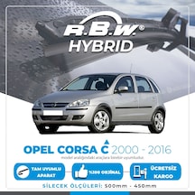 RBW Hybrid Opel Corsa C 2000 - 2006 Ön Silecek Takımı