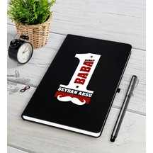 Kişiye Özel 1. Sınıf Baba Siyah Defter Kalem Seti Siyah