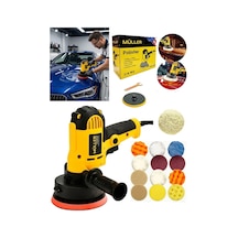 Pro Müller Pro Motor Korumalı Metal Şanzıman Devir Ayarlı Zımpra Pasta Cila Polisaj Makinesi 15 Pcs Set