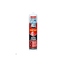 Soudal Fix All High Tack Korniş Yapıştırıcı Montaj Silikonu 290 Ml Beyaz 5 Adet 0001 Beyaz