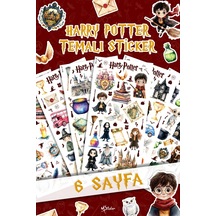 Harry Potter Temalı Mini Sticker Seti 111 Parça - Sevimli Koleksiyon Stickerları, Eğlenceli Set Çok Renkli