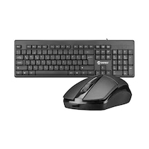 Everest Km-515, Siyah, Türkçe Q, Kablolu, Klavye Mouse Set Diğer