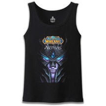 World Warcraft - Arthas Siyah Erkek Atlet