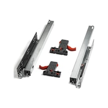 Samet Smart Slide Full Tam Açılım Frenli Ray 400Mm Gri