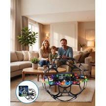 El Sensörlü Uçan Top Led Işıklı Mini Drone