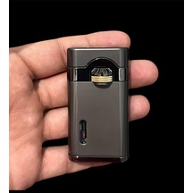 Füme Pürmüzlü Metal Çakmak 109355