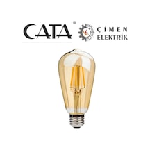 Cata Ct 4350 4w Led Ampul 2700k Amber E27 Duy Çok Renkli