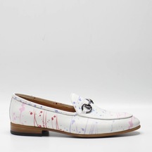 Bruno Shoes Klasik Erkek Deri Neolıt Taban Ayyakkabı-beyaz-3098n