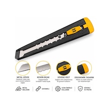 Sarı-siyah Metal Maket Bıçağı